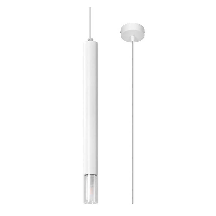 Lámpara colgante VIZIER 1xG9/12W/230V blanco