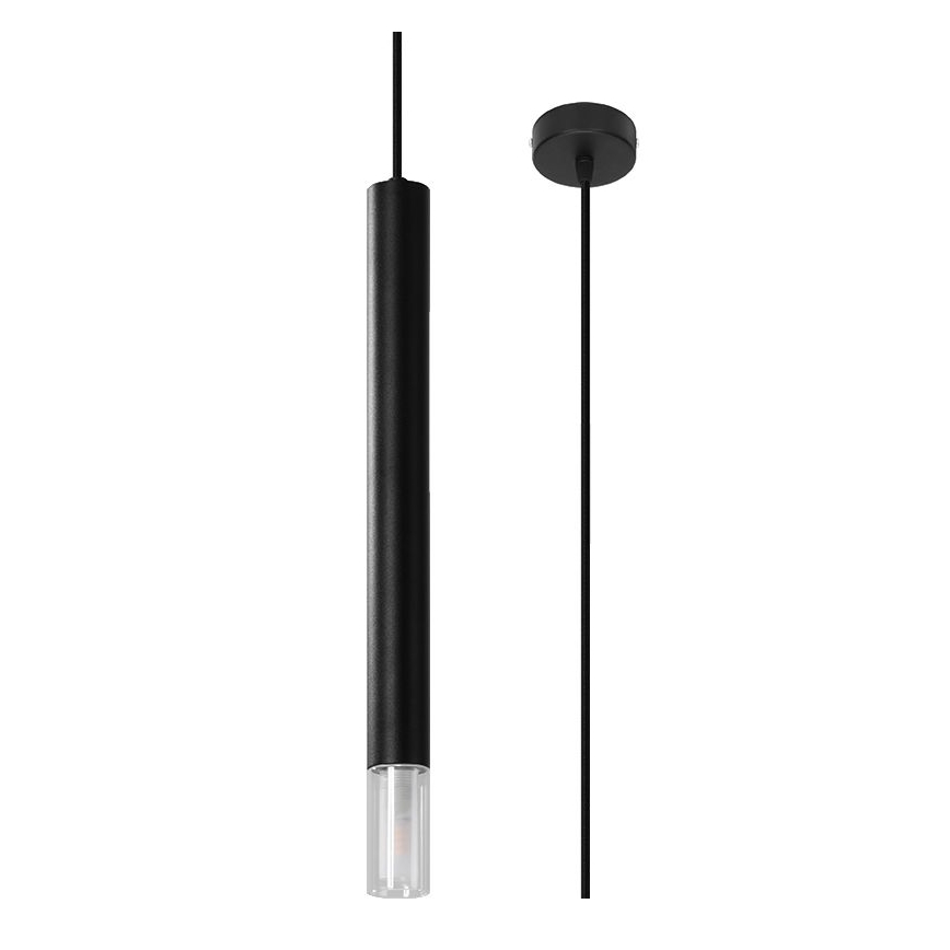 Lámpara colgante VIZIER 1xG9/40W/230V negro