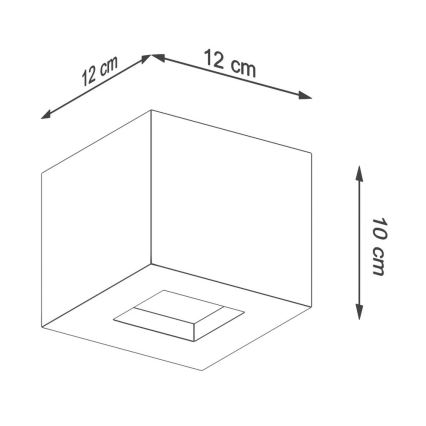 Aplique LEO 1xG9/40W/230V concreto