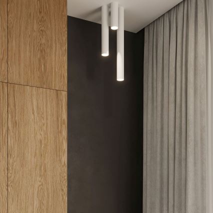 Foco LAGOS 1xGU10/10W/230V 10 cm blanco