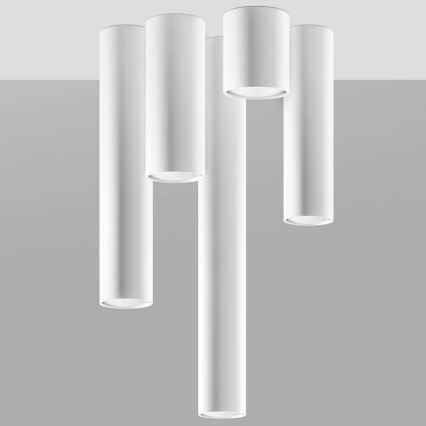 Foco LAGOS 1xGU10/10W/230V 10 cm blanco