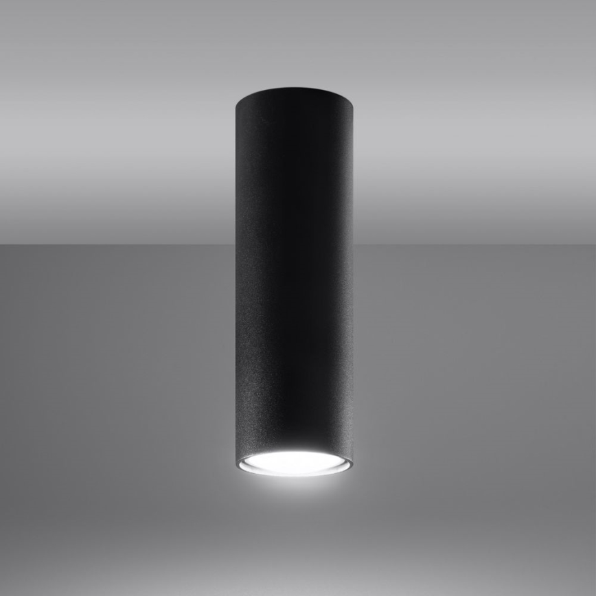 Foco LAGOS 1xGU10/10W/230V 20 cm negro