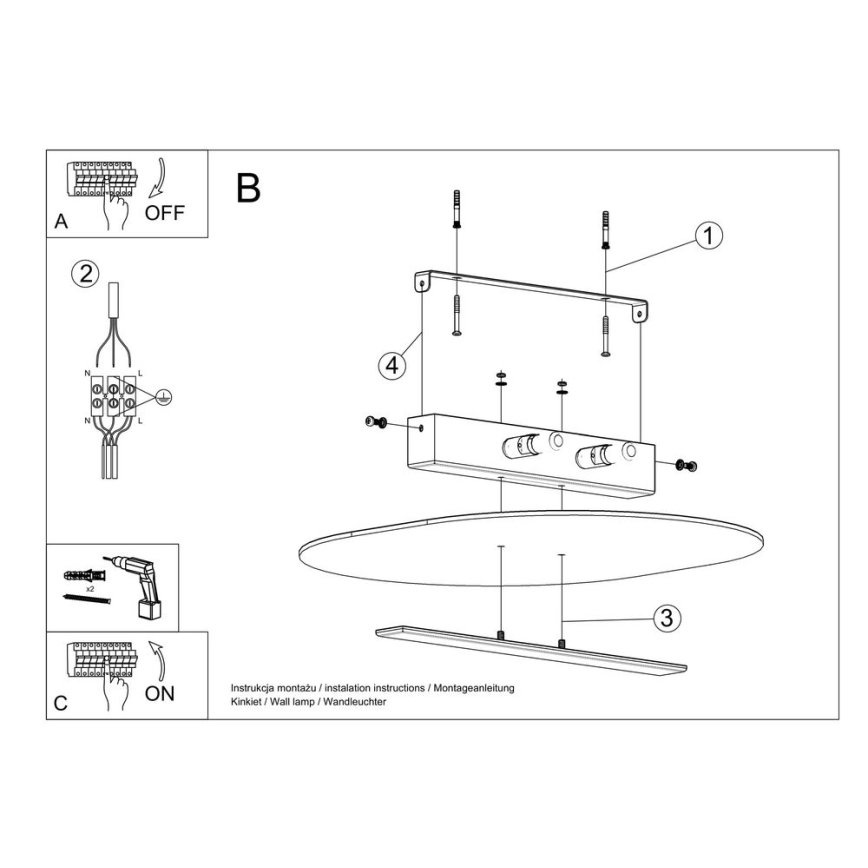 Plafón SALIA 2xG9/40W/230V