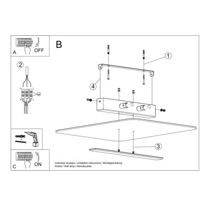 Plafón AZALIA 2xG9/40W/230V