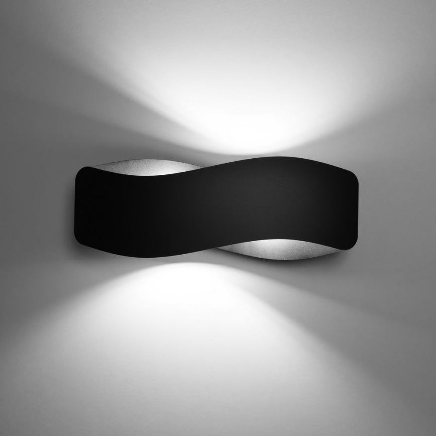 Aplique TILA 2xG9/40W/230V 40 cm negro