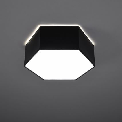 Plafón SUNDE 2xE27/60W/230V 11,5 cm negro