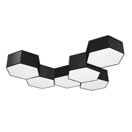 Plafón SUNDE 2xE27/60W/230V 11,5 cm negro