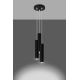 Lámpara colgante LAGOS 3xGU10/40W/230V negro