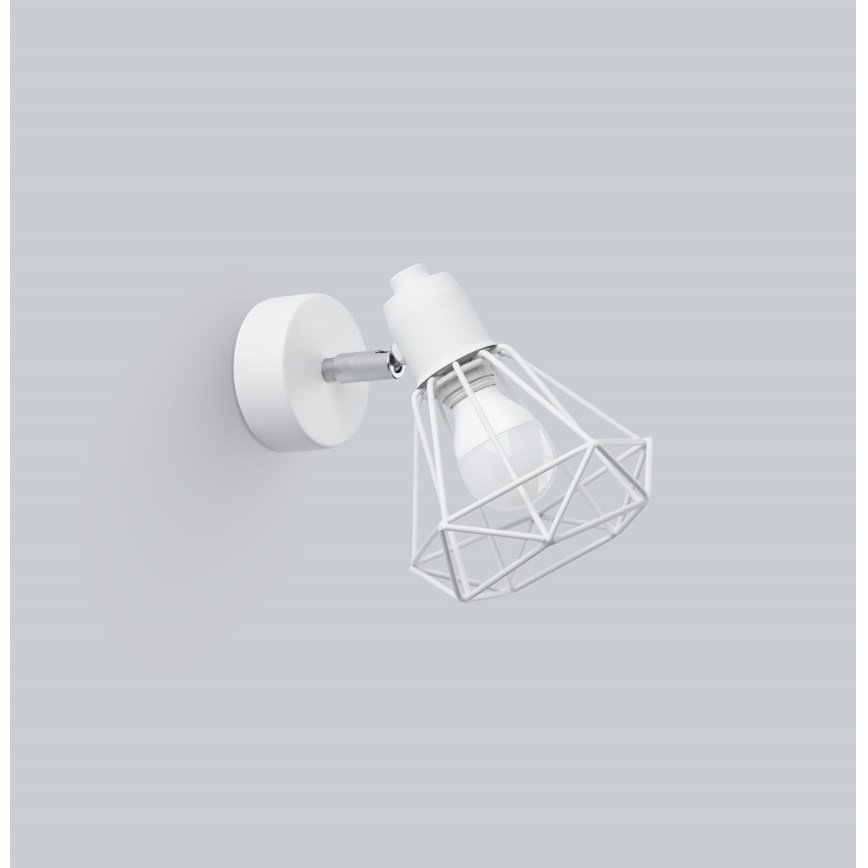 Foco de pared ARTEMIS 1xE14/40W/230V blanco