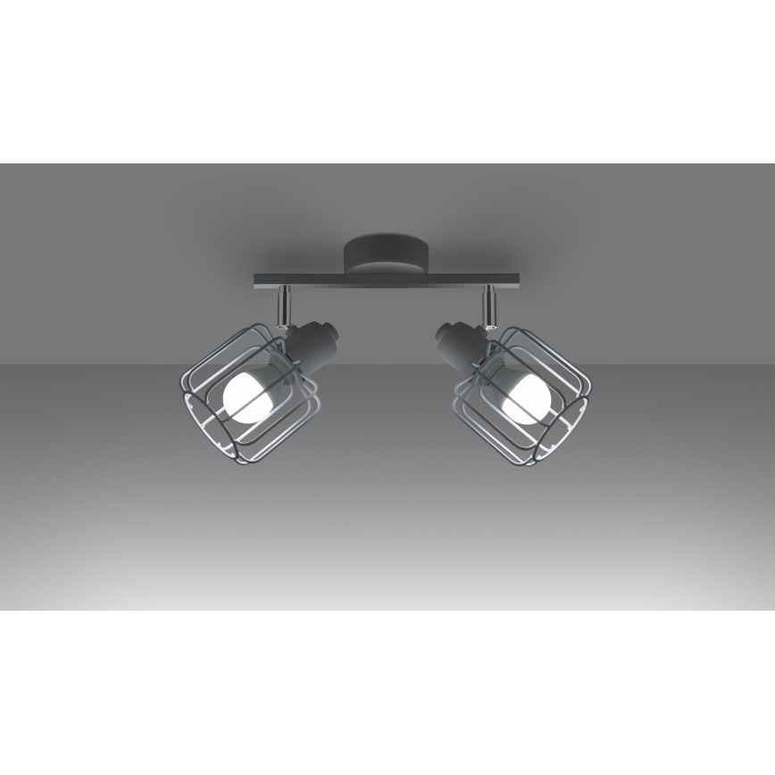 Foco BELUCI 2xE14/40W/230V blanco