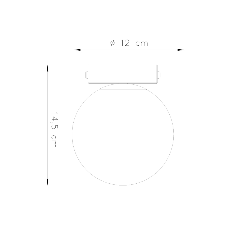 Plafón YOLI 1xG9/12W/230V blanco