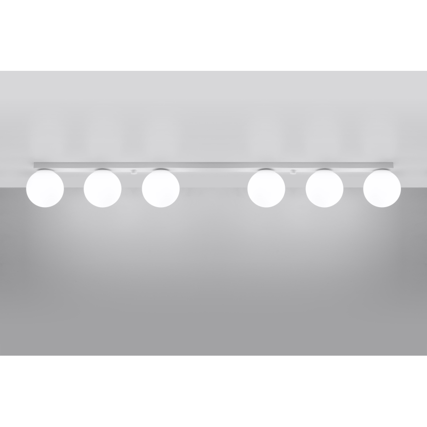 Plafón YOLI 6xG9/12W/230V blanco