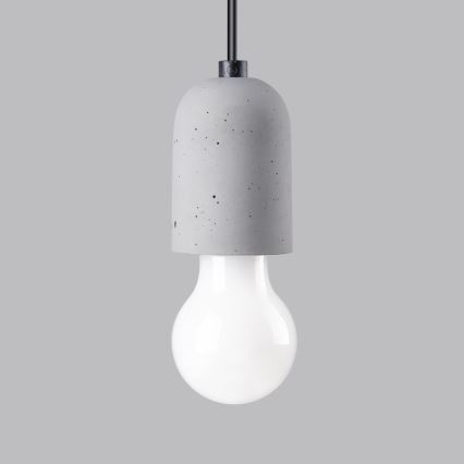 Lámpara colgante NESO 1xE27/15W/230V araña concreto