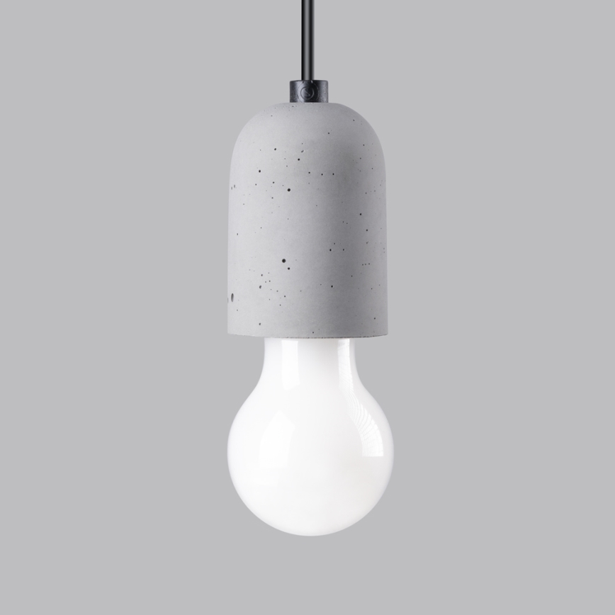 Lámpara colgante NESO 1xE27/15W/230V araña concreto