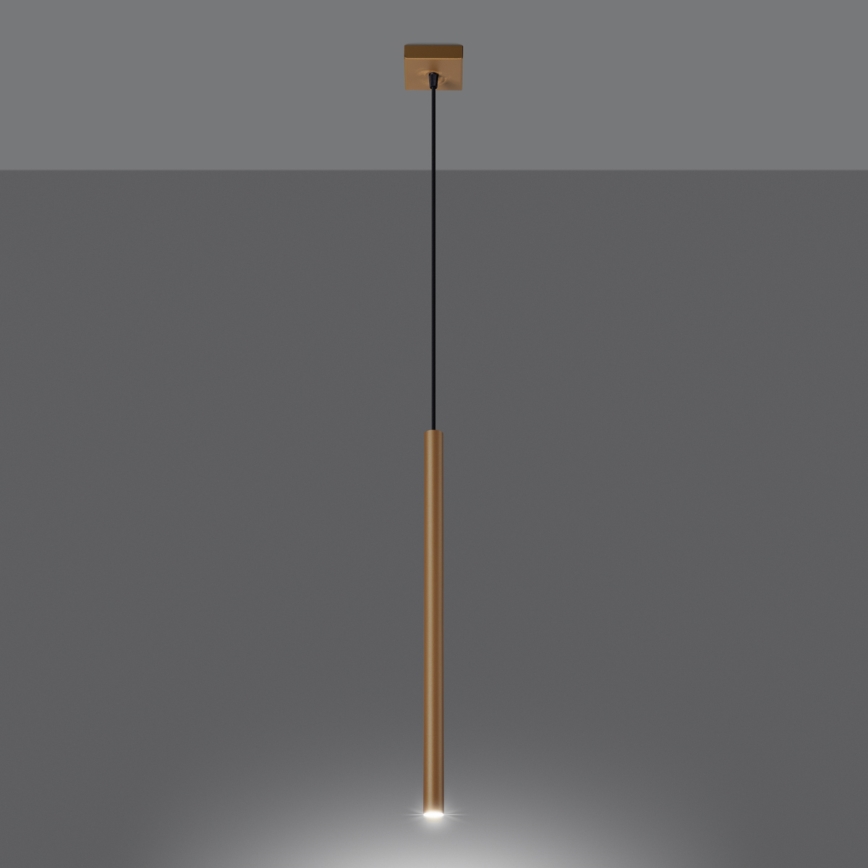 Lámpara colgante PASTELO 1xG9/8W/230V dorado