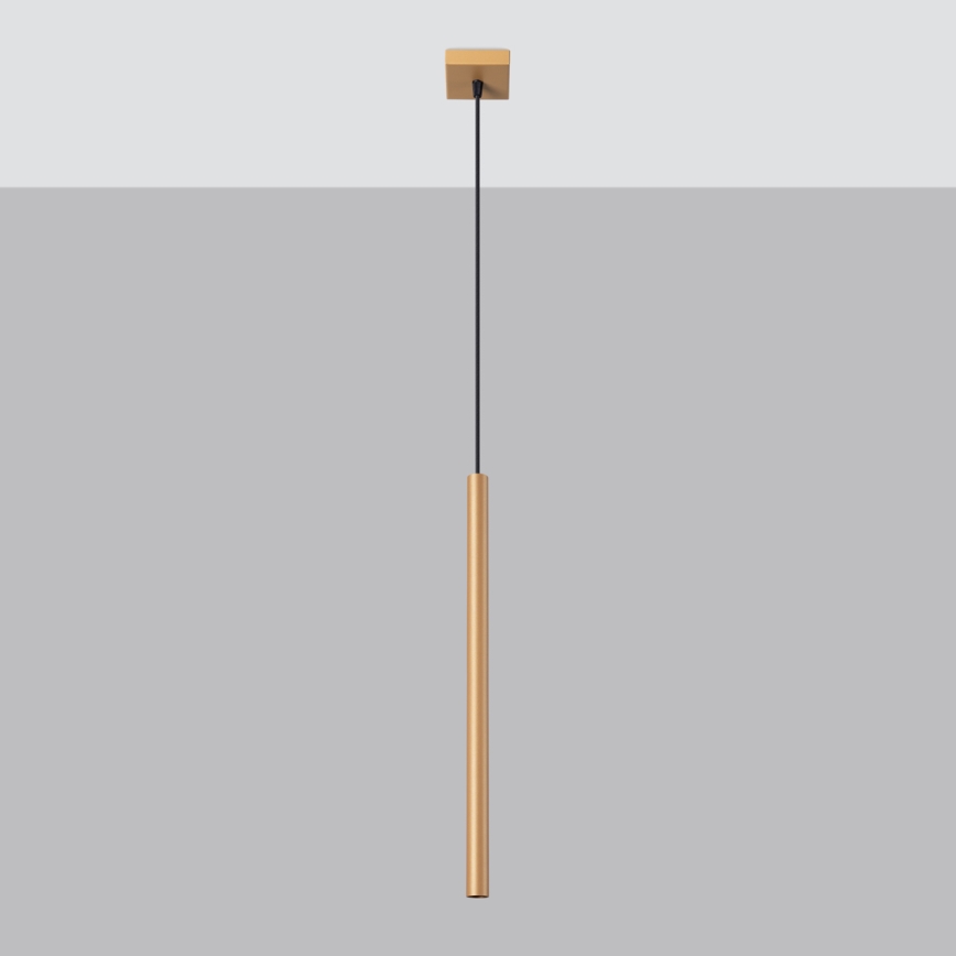 Lámpara colgante PASTELO 1xG9/8W/230V dorado