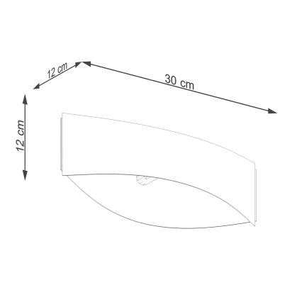 Aplique TONI 1xG9/8W/230V blanco