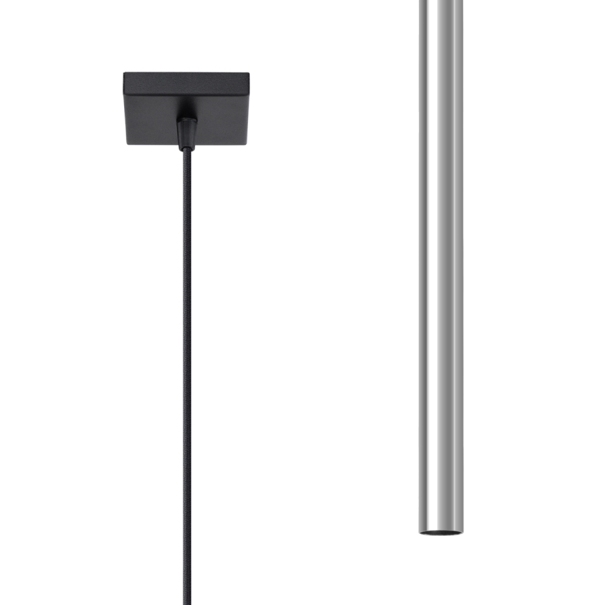 Lámpara colgante PASTELO 1xG9/8W/230V cromo brillante