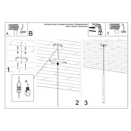 Lámpara colgante PASTELO 1xG9/8W/230V cromo