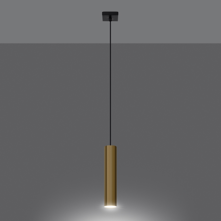 Lámpara colgante LAGOS 1xGU10/10W/230V dorado