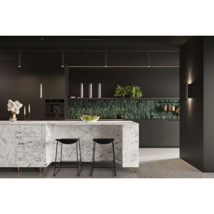 Lámpara colgante LAGOS 1xGU10/10W/230V cromo brillante