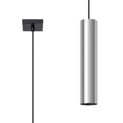 Lámpara colgante LAGOS 1xGU10/10W/230V cromo brillante