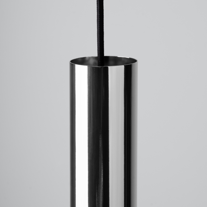 Lámpara colgante LAGOS 1xGU10/10W/230V cromo brillante
