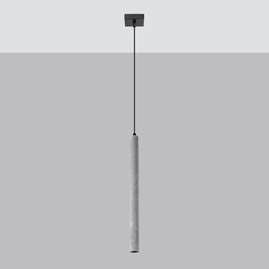 Lámpara colgante PASTELO 1xG9/8W/230V concreto