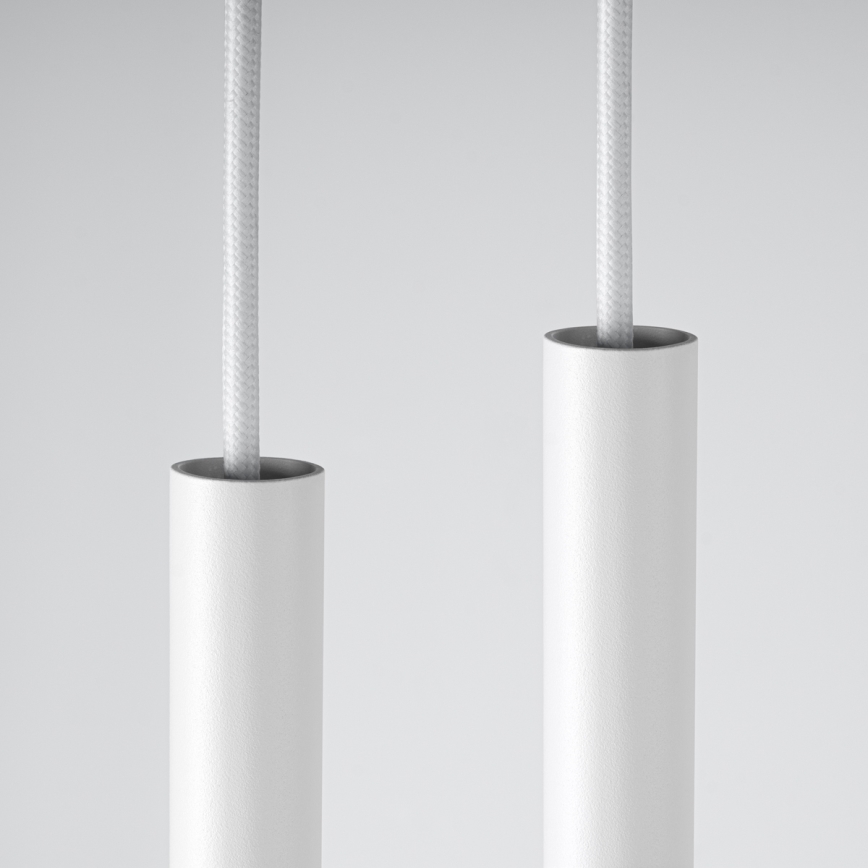 Lámpara colgante PASTELO 2xG9/8W/230V blanco