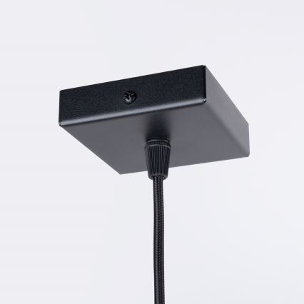 Lámpara colgante ARIES 1xE27/15W/230V haya/beige