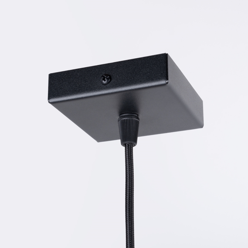 Lámpara colgante ARIES 1xE27/15W/230V haya/beige