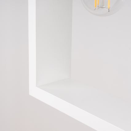 Lámpara colgante ARIES 1xE27/15W/230V haya/blanco