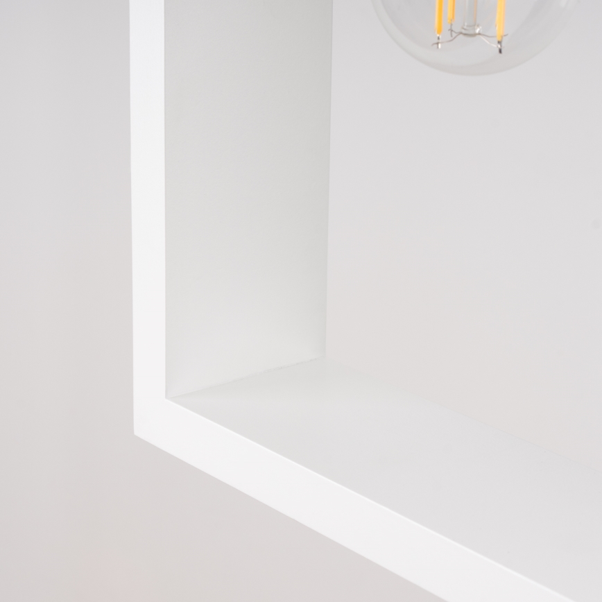 Lámpara colgante ARIES 1xE27/15W/230V haya/blanco