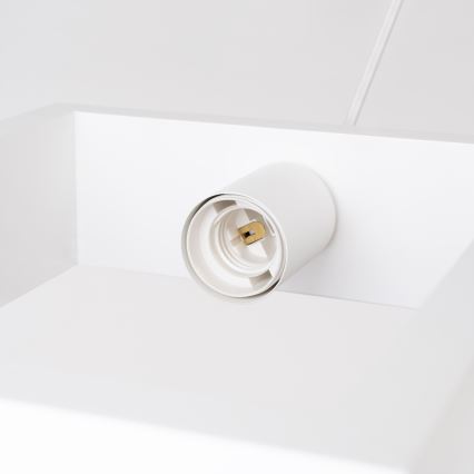 Lámpara colgante ARIES 1xE27/15W/230V haya/blanco