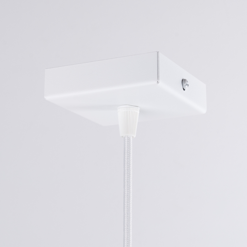 Lámpara colgante ARIES 1xE27/15W/230V haya/blanco