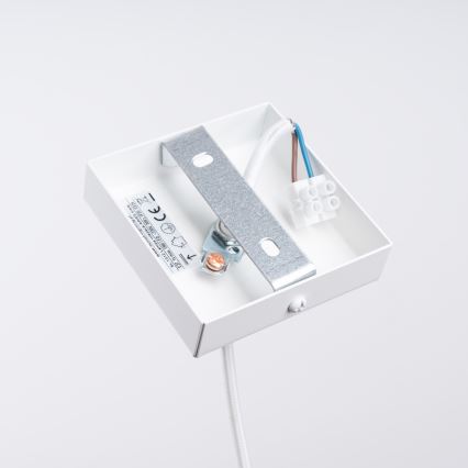 Lámpara colgante ARIES 1xE27/15W/230V haya/blanco