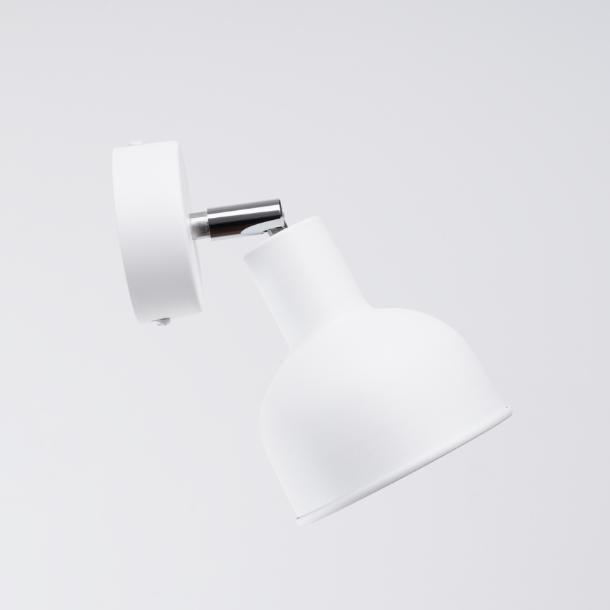 Foco de pared ELBA 1xE27/15W/230V blanco