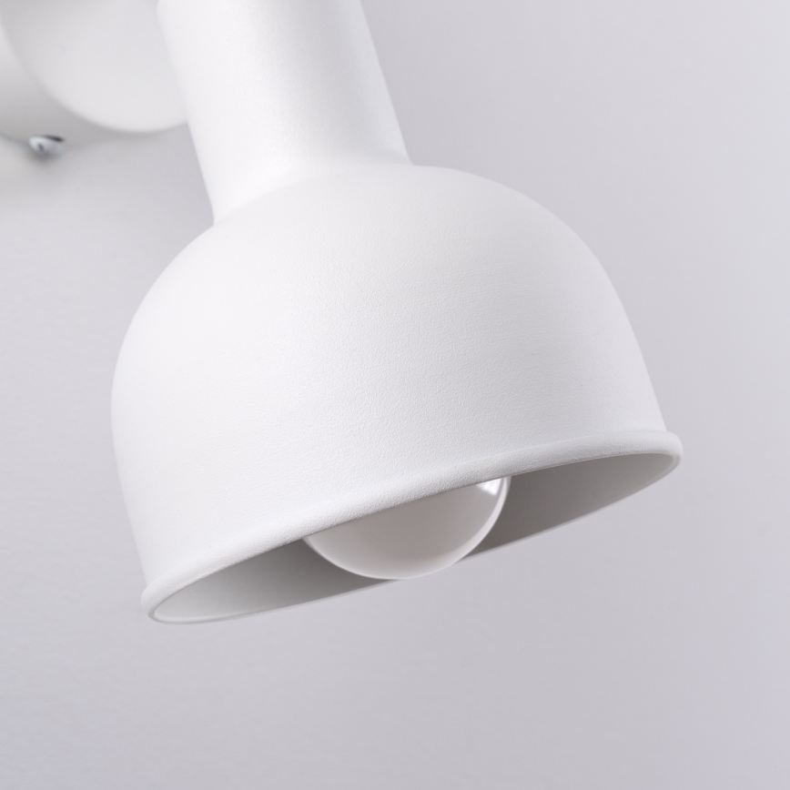 Foco de pared ELBA 1xE27/15W/230V blanco
