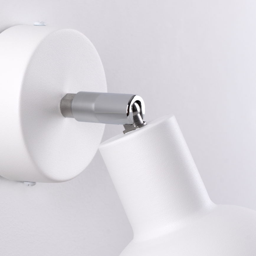 Foco de pared ELBA 1xE27/15W/230V blanco
