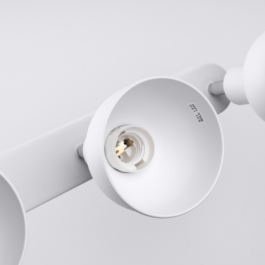 Foco ELBA 3xE27/15W/230V blanco