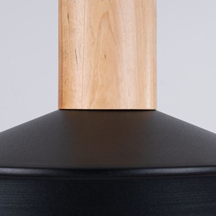 Lámpara colgante FANO 1xE27/15W/230V diá. 34 cm negro
