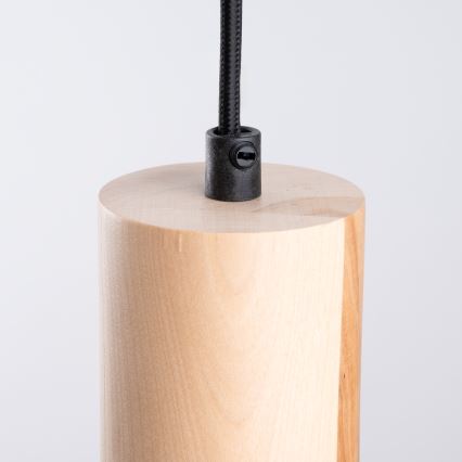 Lámpara colgante FANO 1xE27/15W/230V diá. 34 cm negro