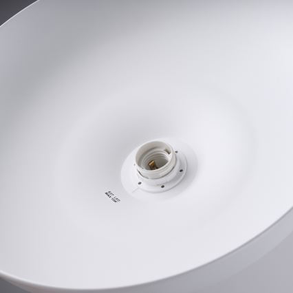 Lámpara colgante INDY 1xE27/15W/230V diá. 38 cm blanco