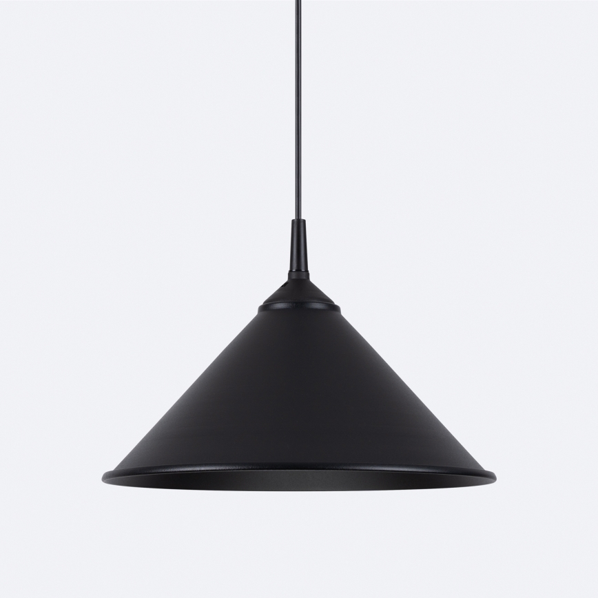 Lámpara colgante ZUMA 1xE27/15W/230V diá. 30 cm negro