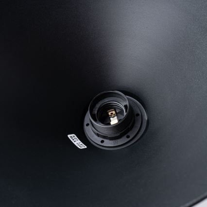 Lámpara colgante ZUMA 1xE27/15W/230V diá. 30 cm negro