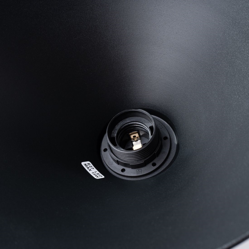 Lámpara colgante ZUMA 1xE27/15W/230V diá. 30 cm negro