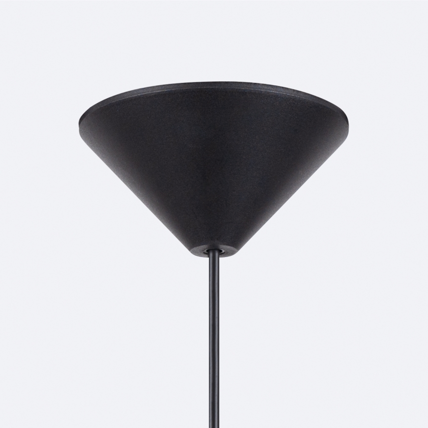 Lámpara colgante ZUMA 1xE27/15W/230V diá. 30 cm negro