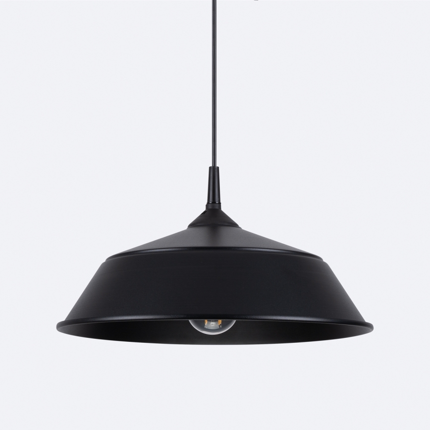 Lámpara colgante FRIKA 1xE27/15W/230V diá. 34 cm negro