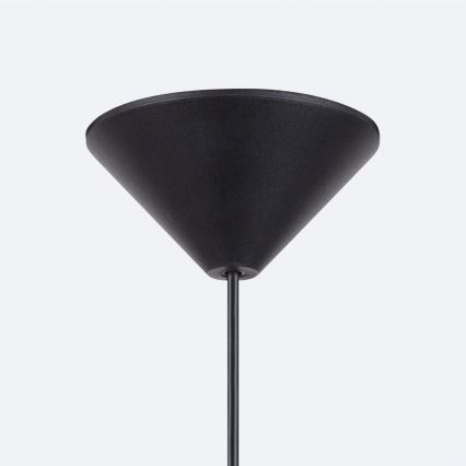 Lámpara colgante FRIKA 1xE27/15W/230V diá. 34 cm negro