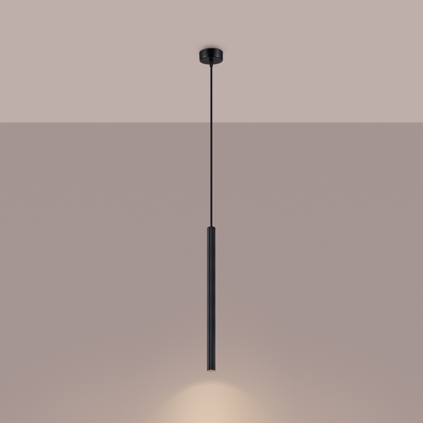 Lámpara colgante ARCHE 1xG9/8W/230V negro